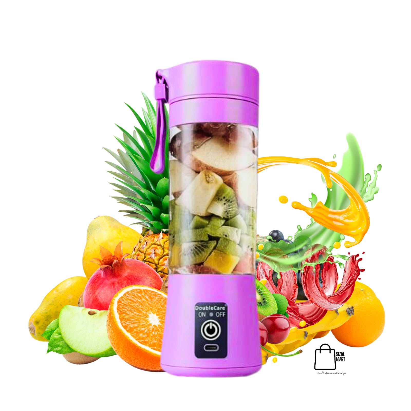 Flat Dundun Mini Electronic Blender Juicer (Code 10001)