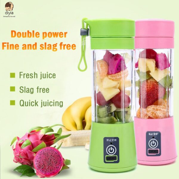 Portable Mini HM-03 Blender Juicer Machine (Code 10002) - Image 3