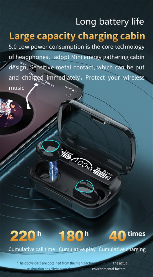 M10 TWS Wireless Earbuds (10003) - Image 13