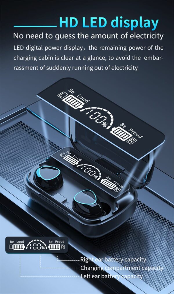 M10 TWS Wireless Earbuds (10003) - Image 9