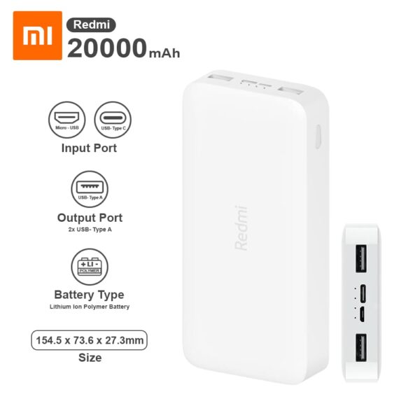 Xiaomi Redmi 20000mAh Power Bank (10009) - Image 4