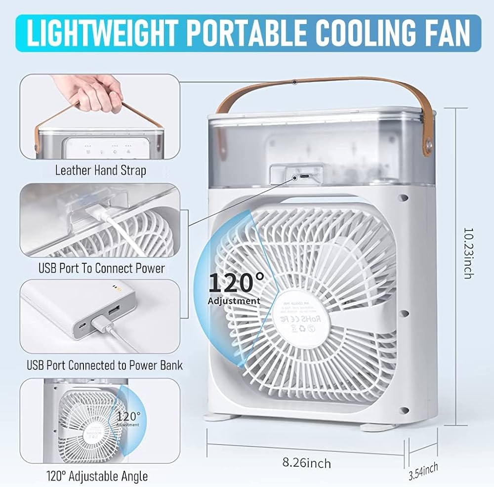 Rechargeable Fan For Summar (10011)
