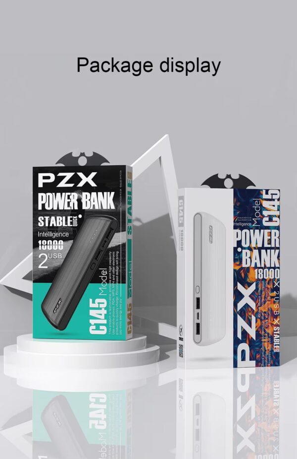 PZX C145 Fast Charge Portable Power Bank – 18000mAh - Image 4