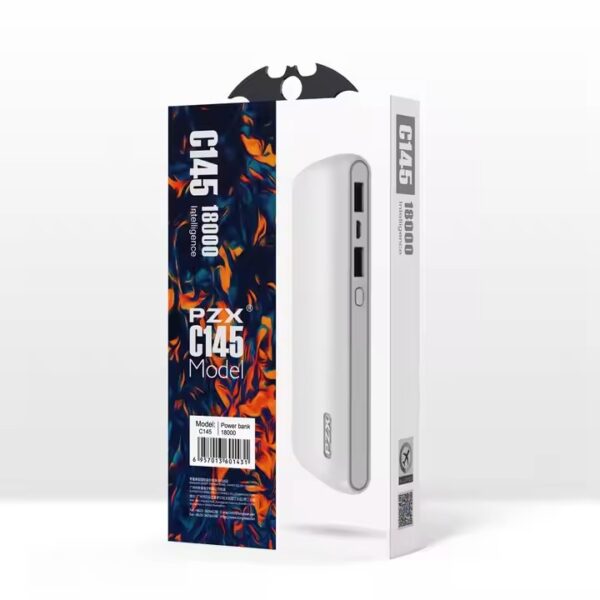 PZX C145 Fast Charge Portable Power Bank – 18000mAh - Image 2