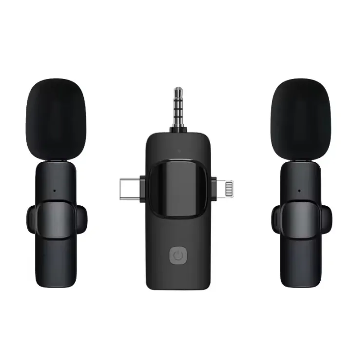 K15 Wereless Microphone super-Noise Reduction Mini Collar Mic
